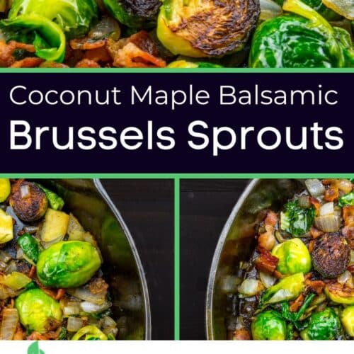 Coconut Maple Balsamic Brussels