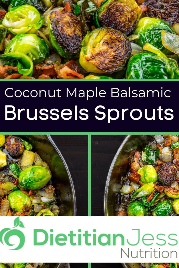 Coconut Maple Balsamic Brussels