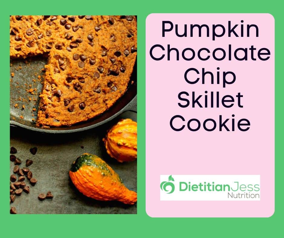 Gluten Free Pumpkin Skillet Cookie