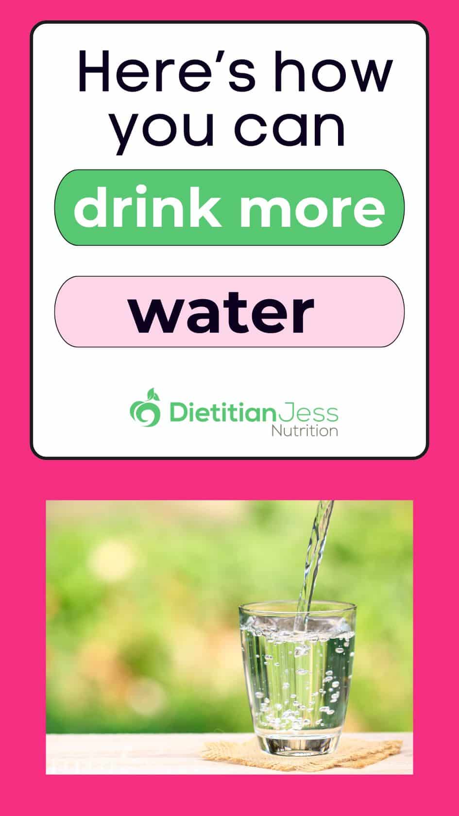 Heres how you can drink more water