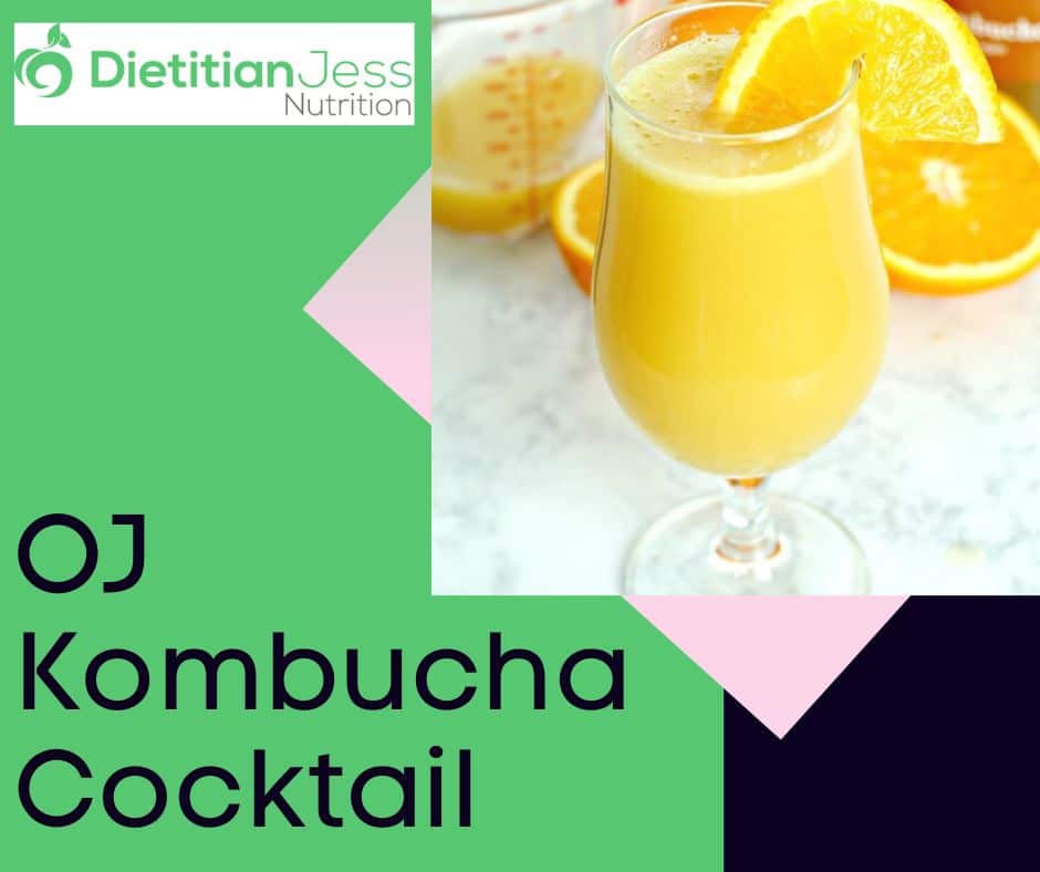 OJ kombucha cocktail