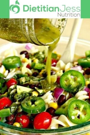 mexican pasta salad from dietitian jess