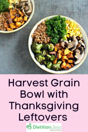 thanksgiving leftovers harvest grain bowl