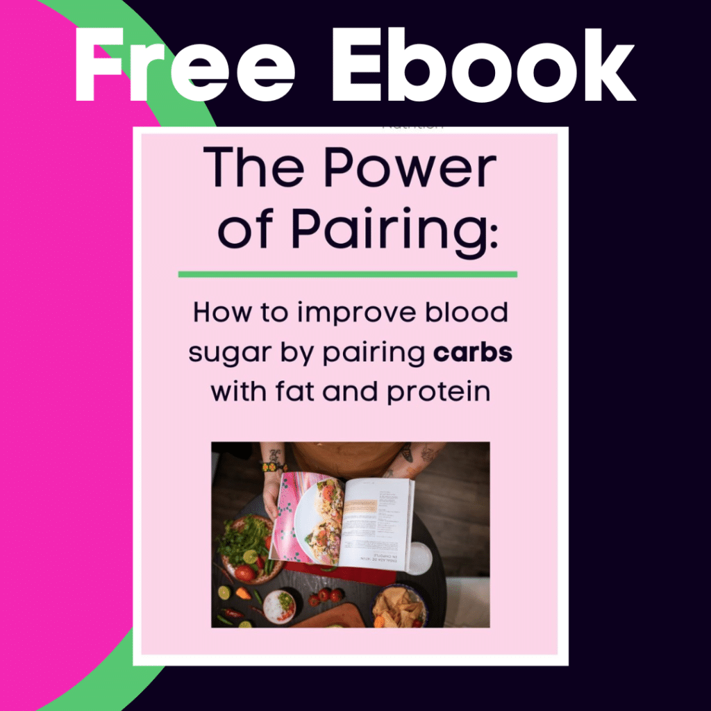 improve blood sugar by pairing carbs ebook