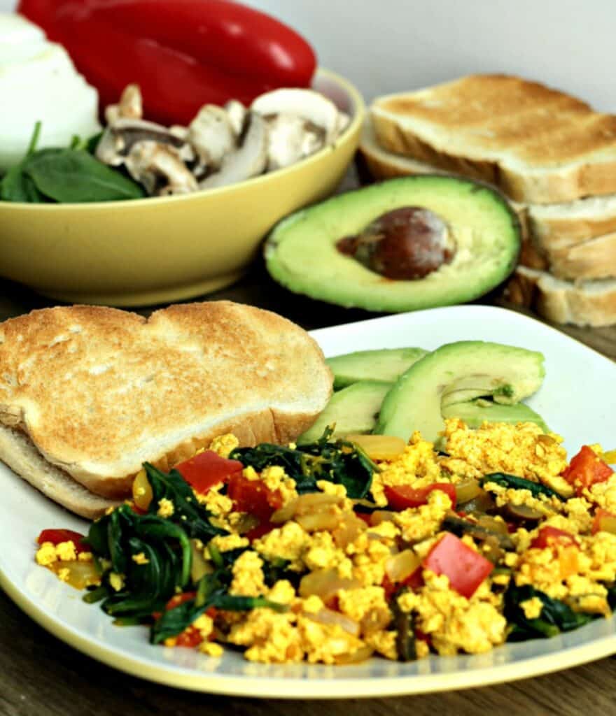 easy tofu scramble